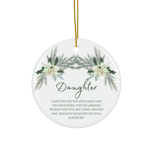 Ceramic Daughter Ornament