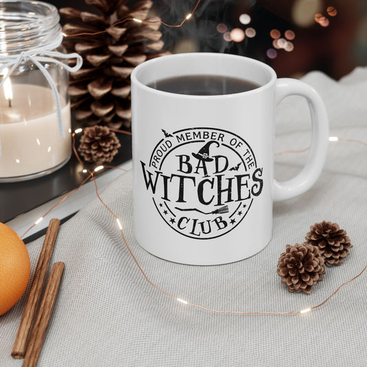 Bad Witches Club | Ceramic Mug, (11oz)