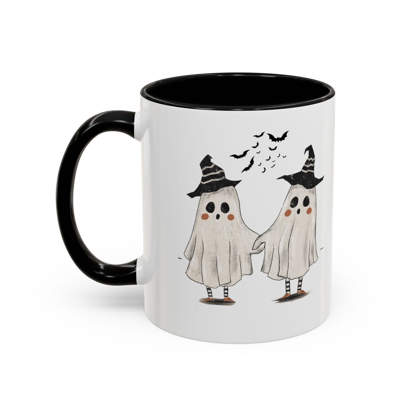 Ghost Besties Accent Coffee Mug (11, 15oz)