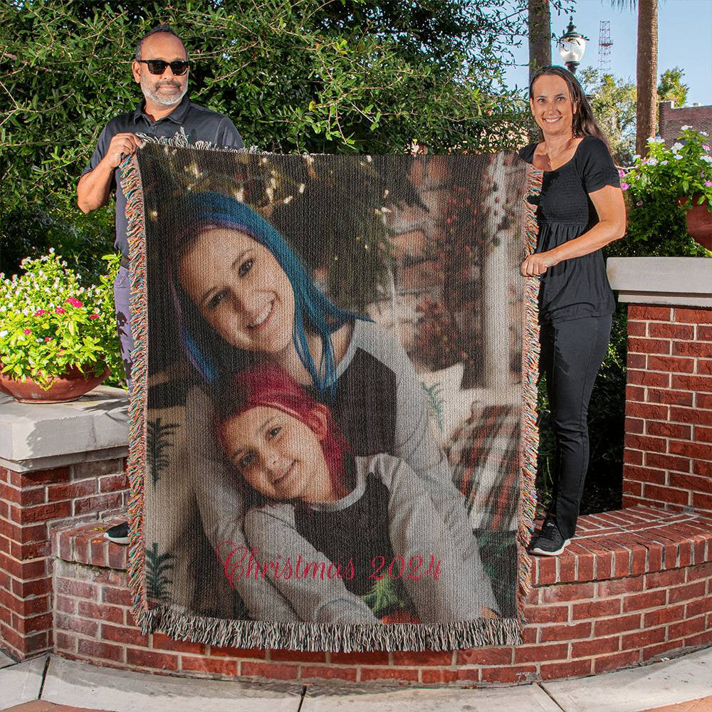 Heirloom Photo Woven Blanket (Portrait)