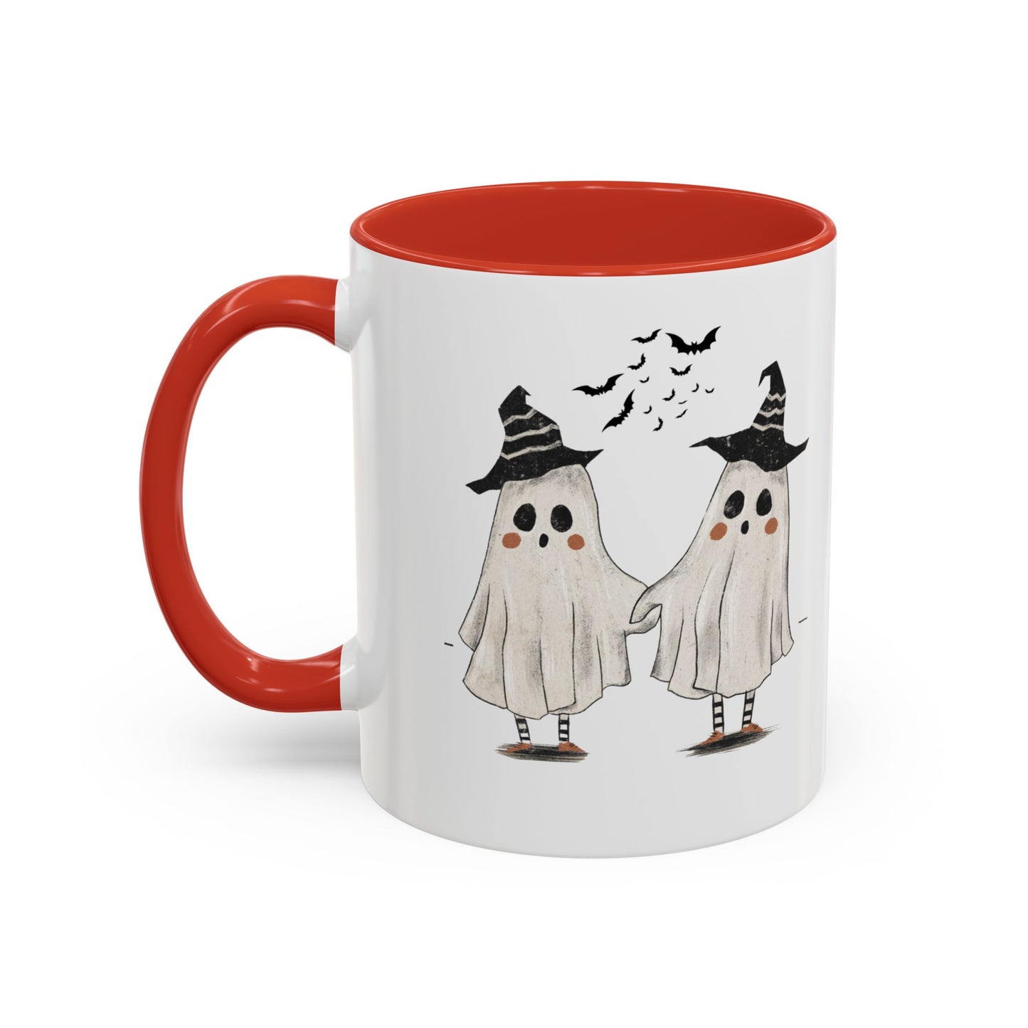 Ghost Besties Accent Coffee Mug (11, 15oz)