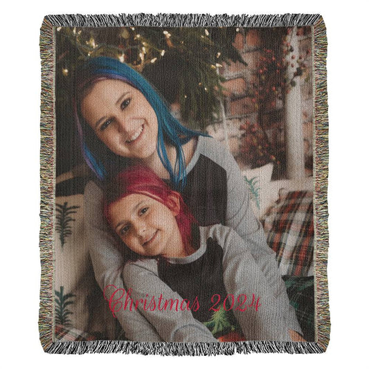 Heirloom Photo Woven Blanket (Portrait)