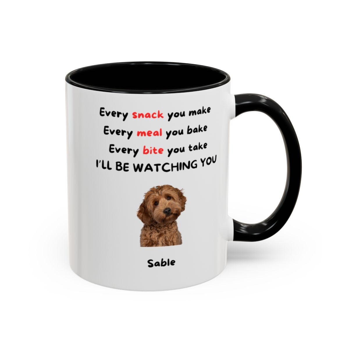 Customized and Personalized Furry Friend Coffee Mug (11 oz)