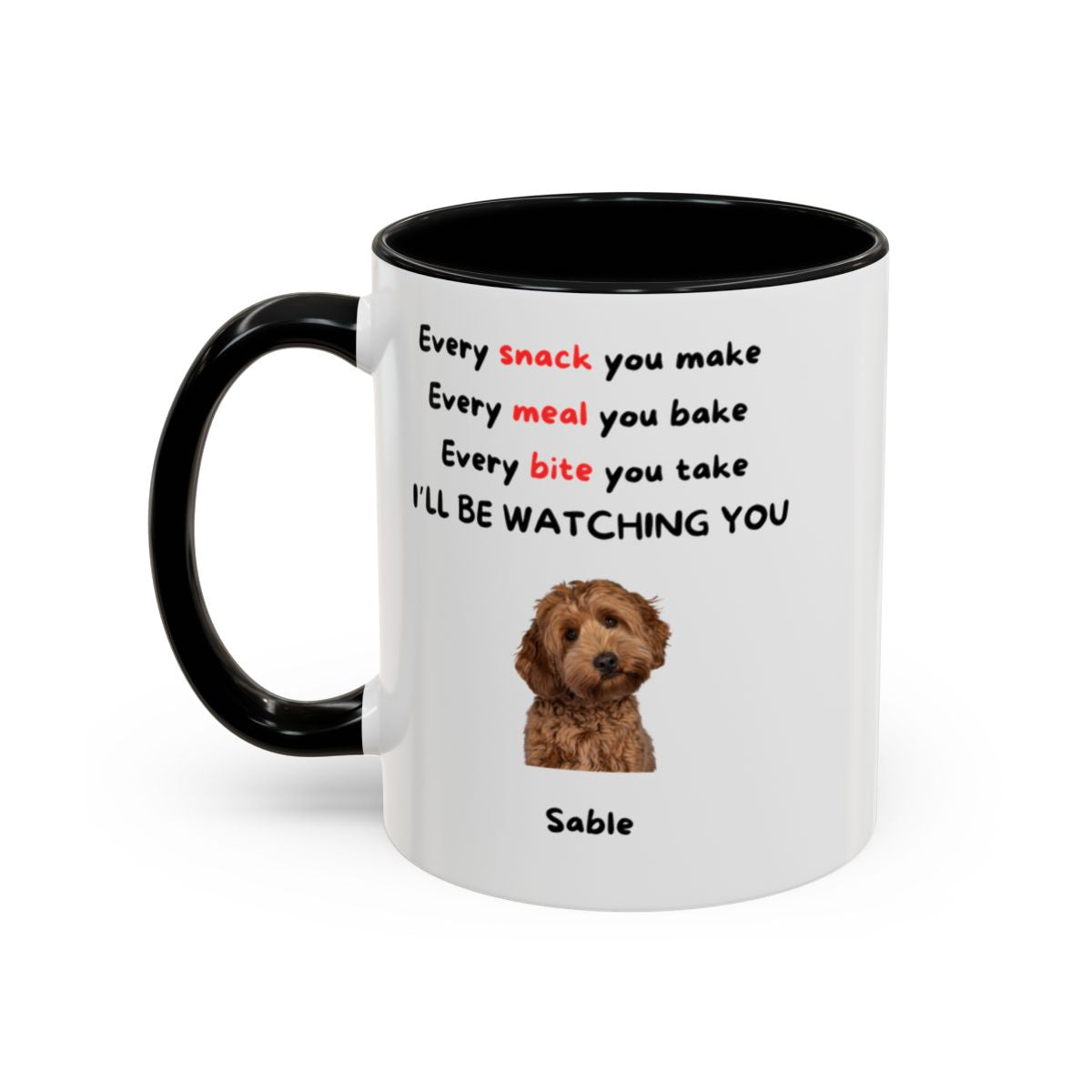 Customized and Personalized Furry Friend Coffee Mug (11 oz)