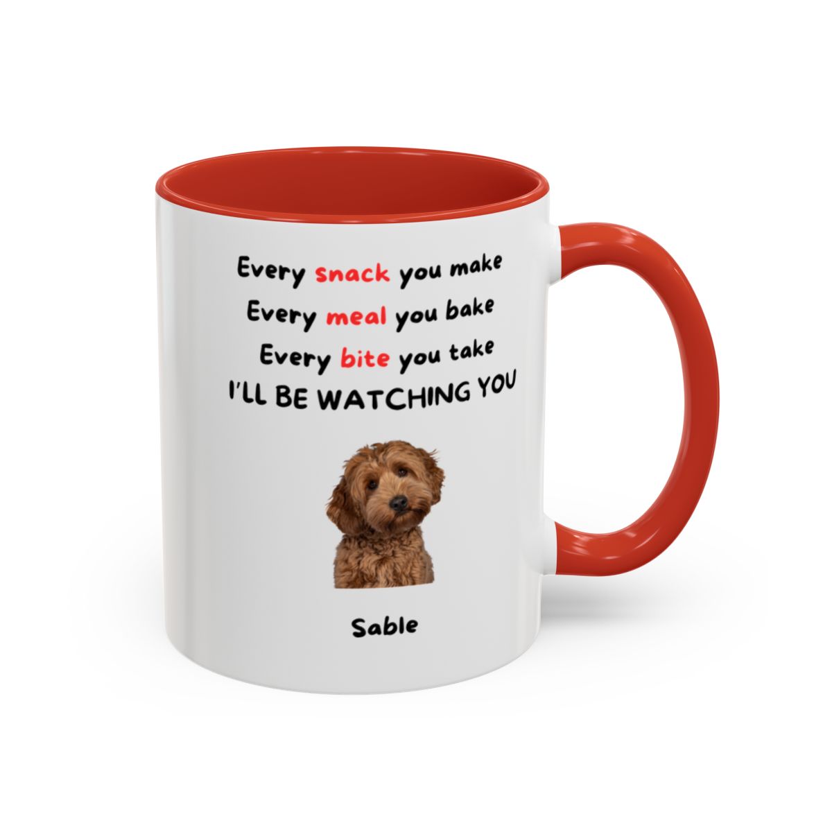 Customized and Personalized Furry Friend Coffee Mug (11 oz)