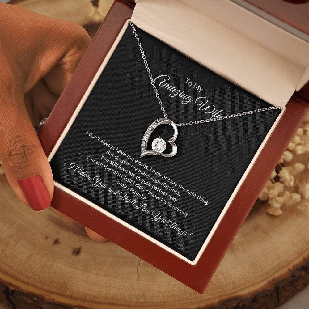 To My Amazing Wife | Forever Love Necklace