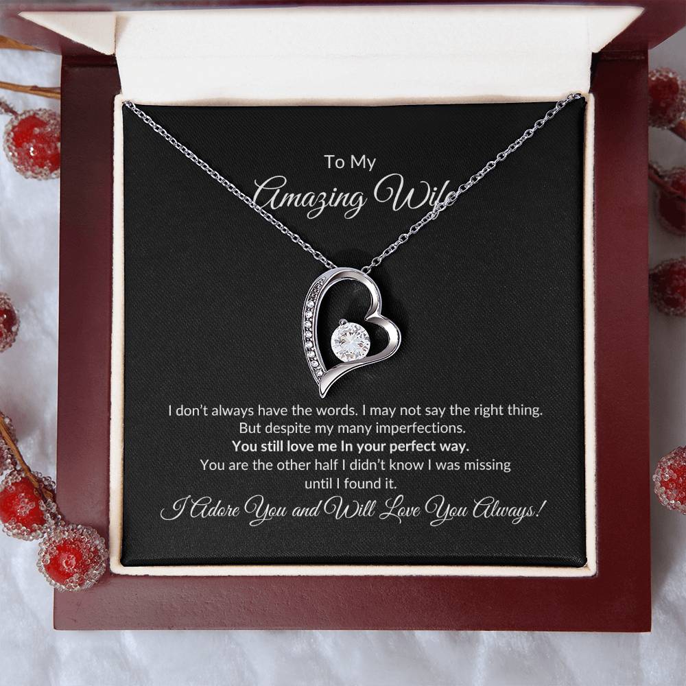 To My Amazing Wife | Forever Love Necklace