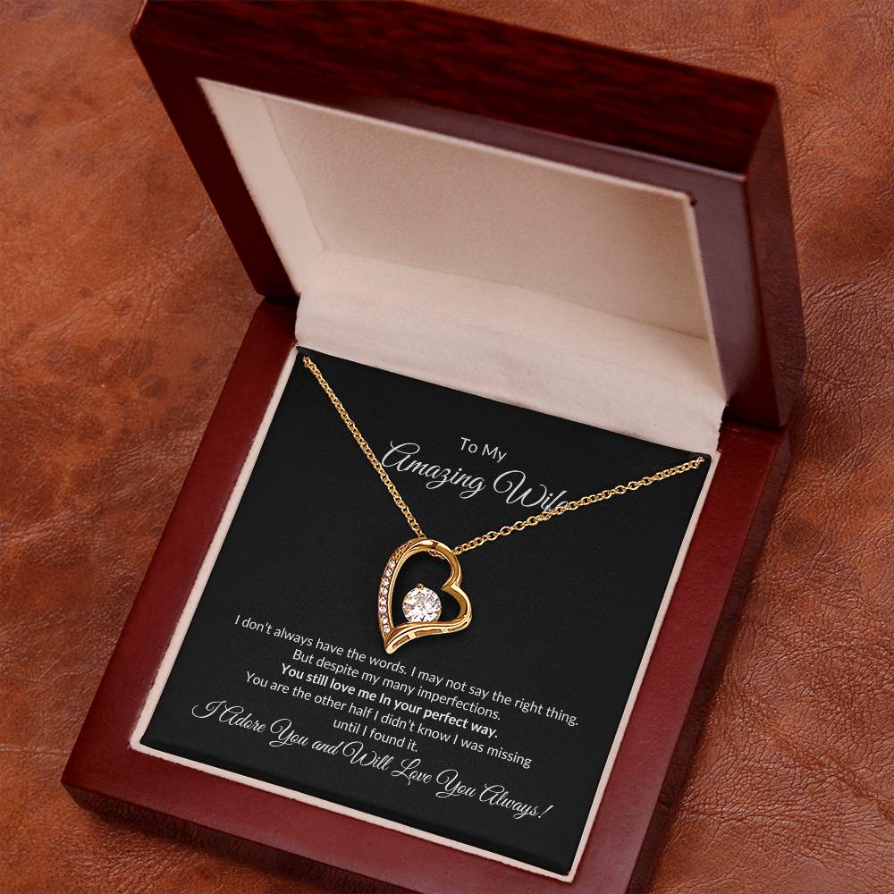 To My Amazing Wife | Forever Love Necklace