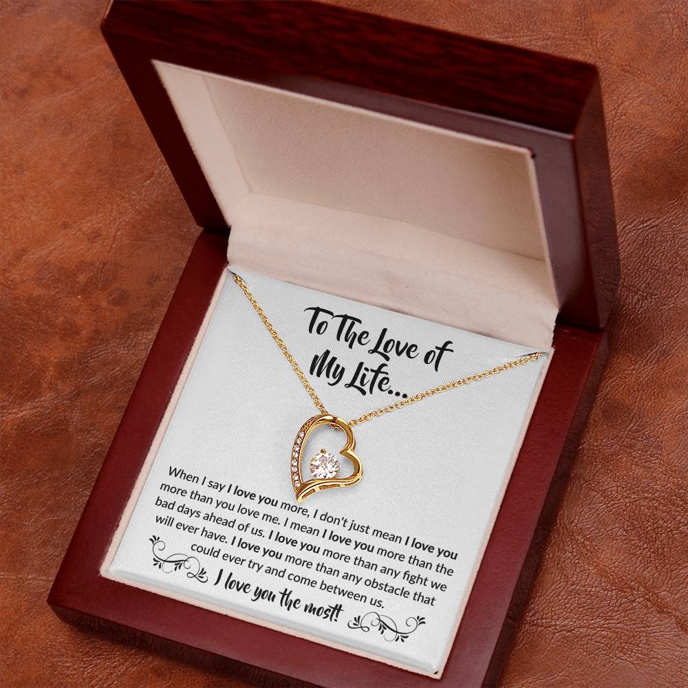 To the Love of My Life | Forever Love Necklace