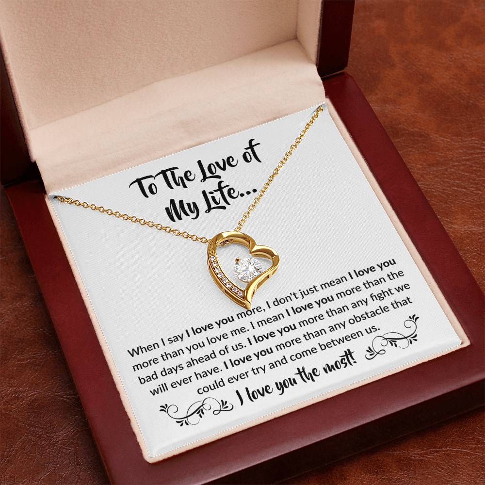 To the Love of My Life | Forever Love Necklace