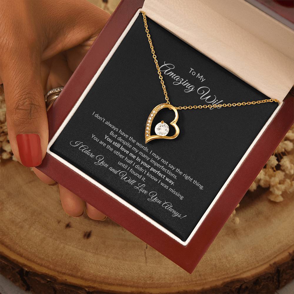 To My Amazing Wife | Forever Love Necklace