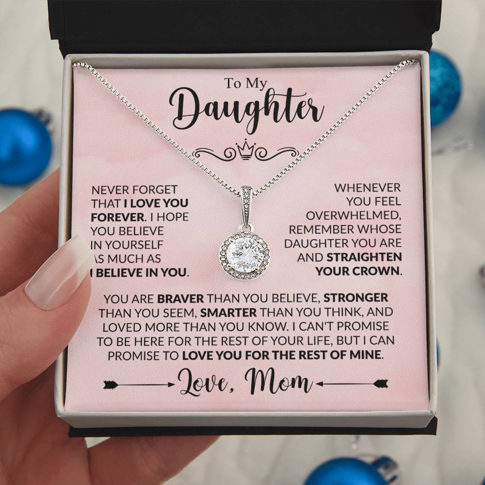 To My Daughter, Love Mom | Eternal Hope Necklace