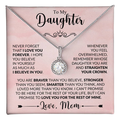 To My Daughter, Love Mom | Eternal Hope Necklace