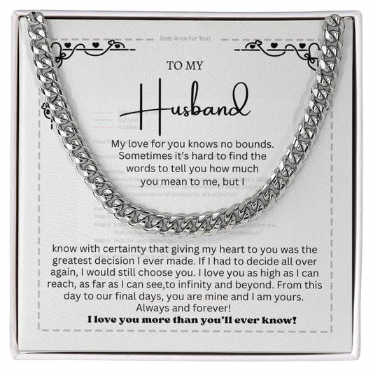 To My Husband | Cuban Link Necklace