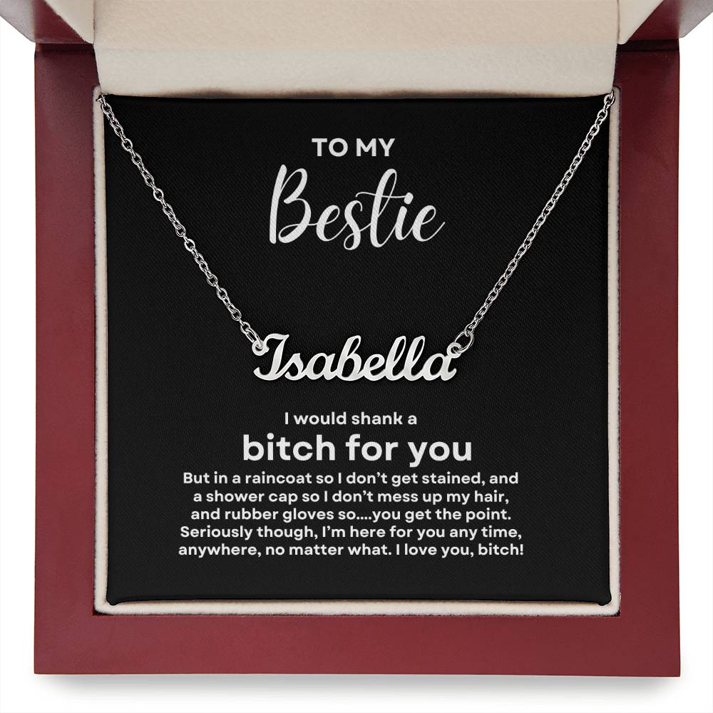 To My Bestie | Custom Name Necklace