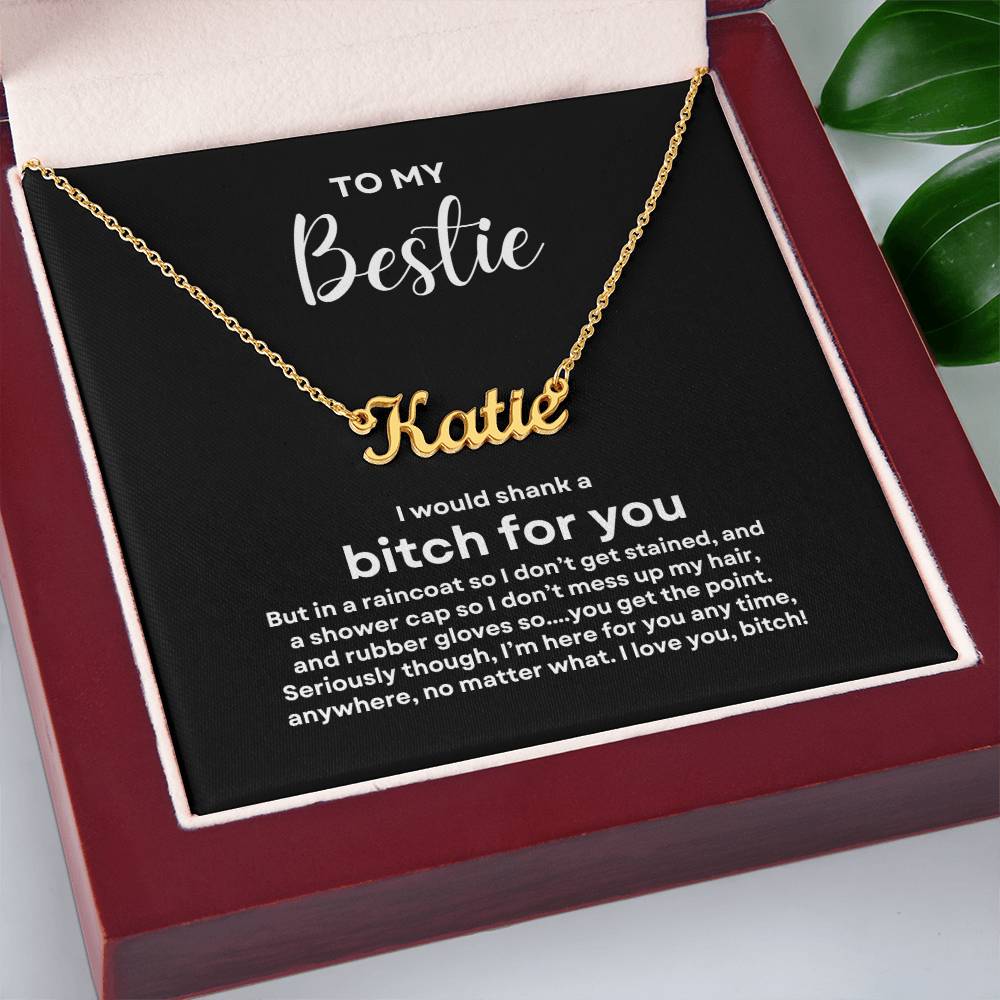 To My Bestie | Custom Name Necklace