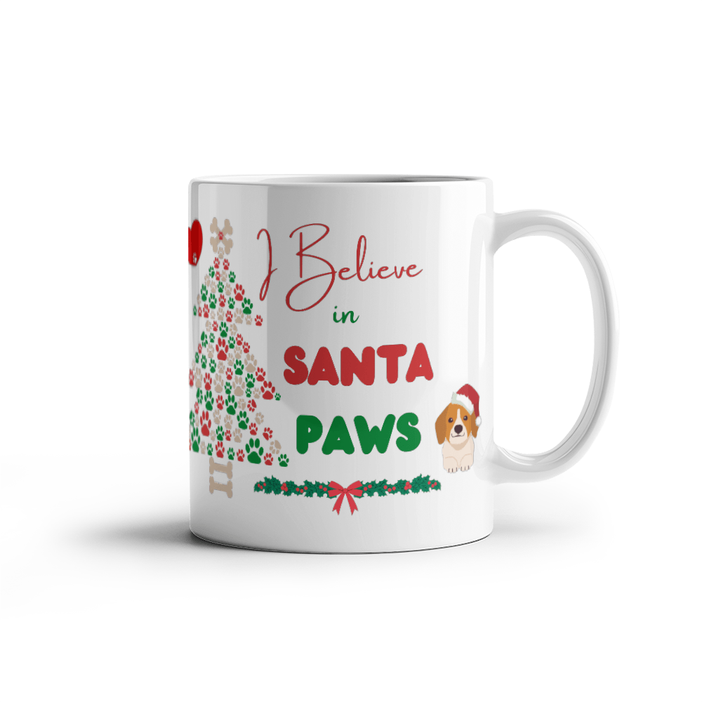 I Believe In Santa Paws Coffee Mug