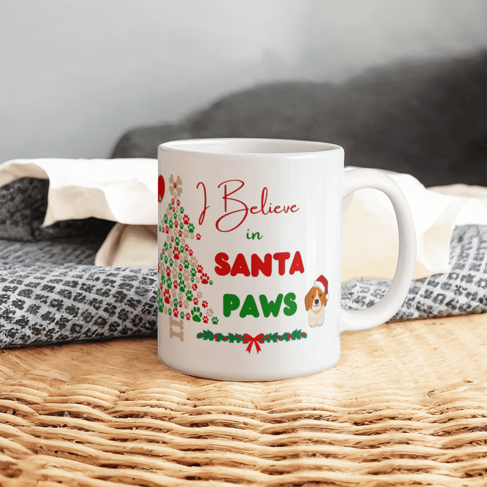 I Believe In Santa Paws Coffee Mug