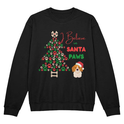 I Believe In Santa Paws Unisex Crewneck Sweatshirt