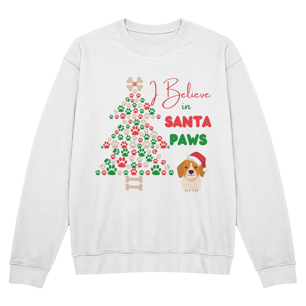 I Believe In Santa Paws Unisex Crewneck Sweatshirt