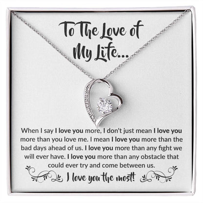 To the Love of My Life | Forever Love Necklace