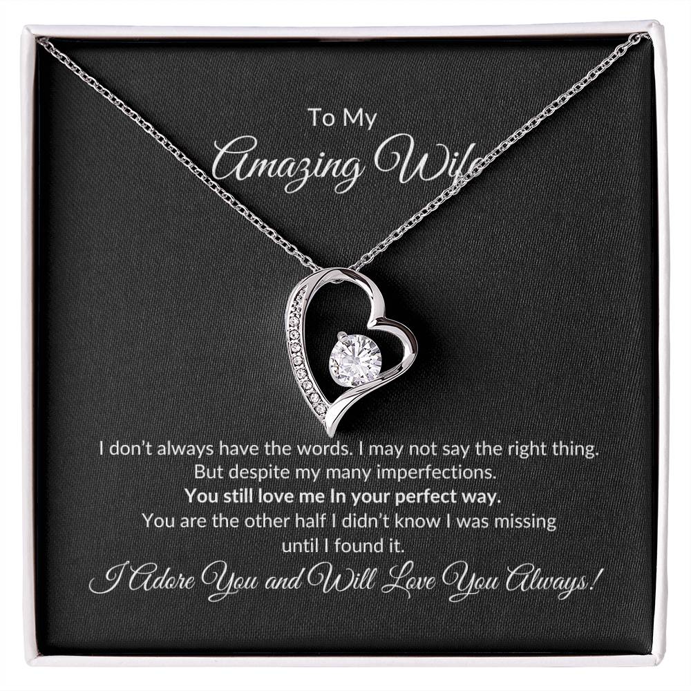 To My Amazing Wife | Forever Love Necklace