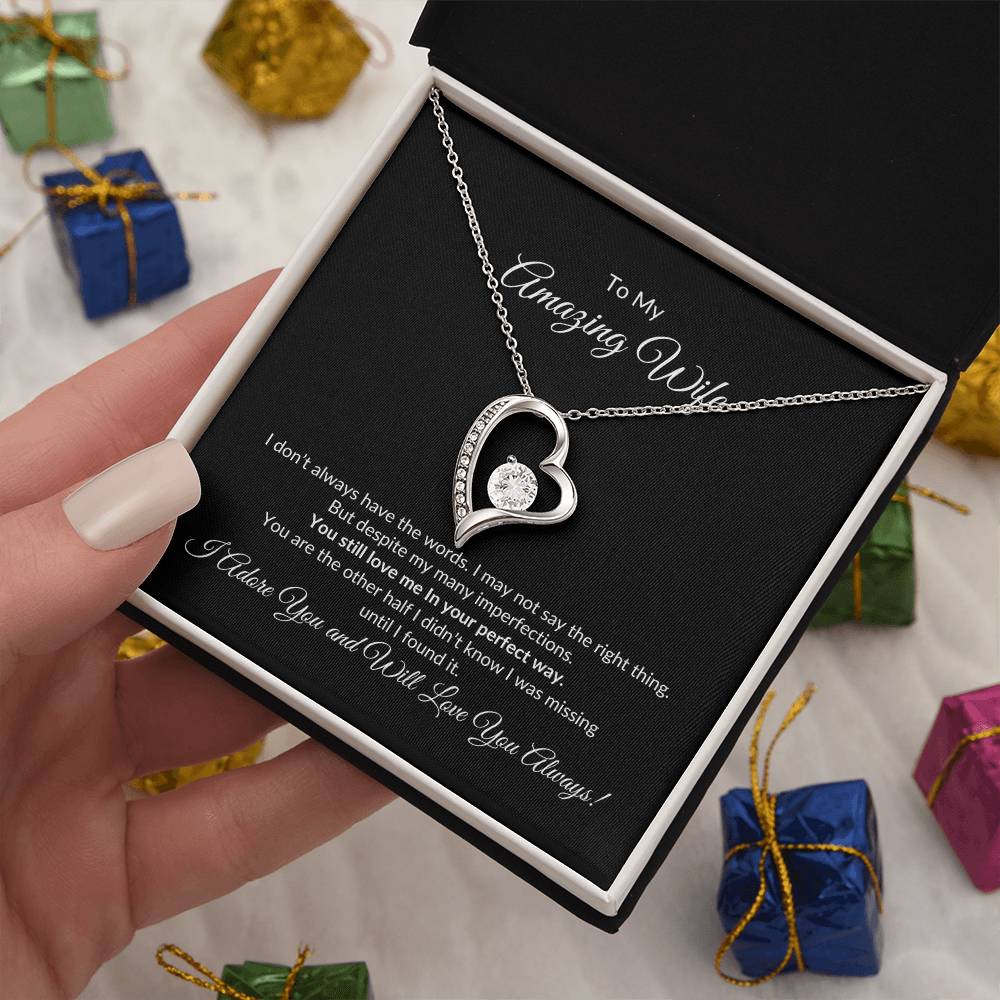 To My Amazing Wife | Forever Love Necklace