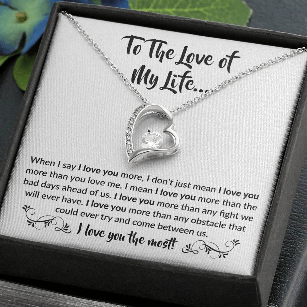 To the Love of My Life | Forever Love Necklace