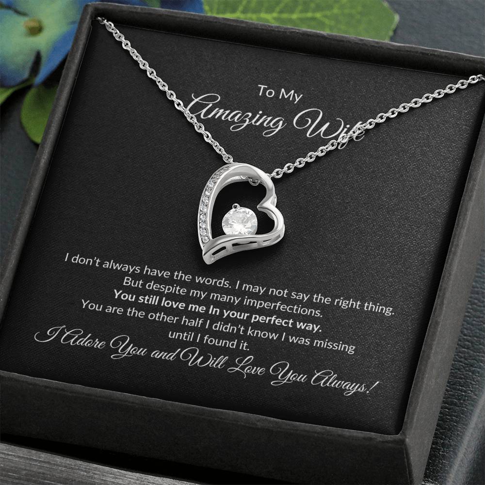 To My Amazing Wife | Forever Love Necklace