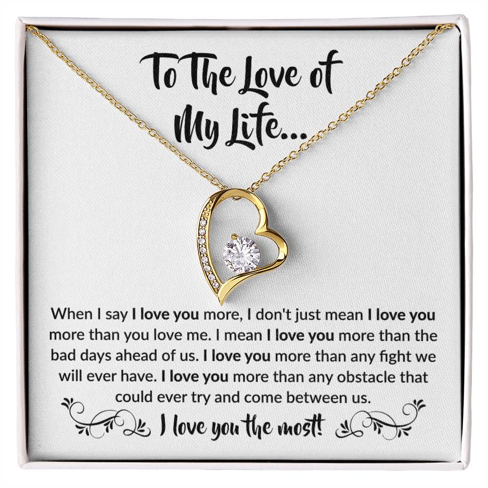 To the Love of My Life | Forever Love Necklace