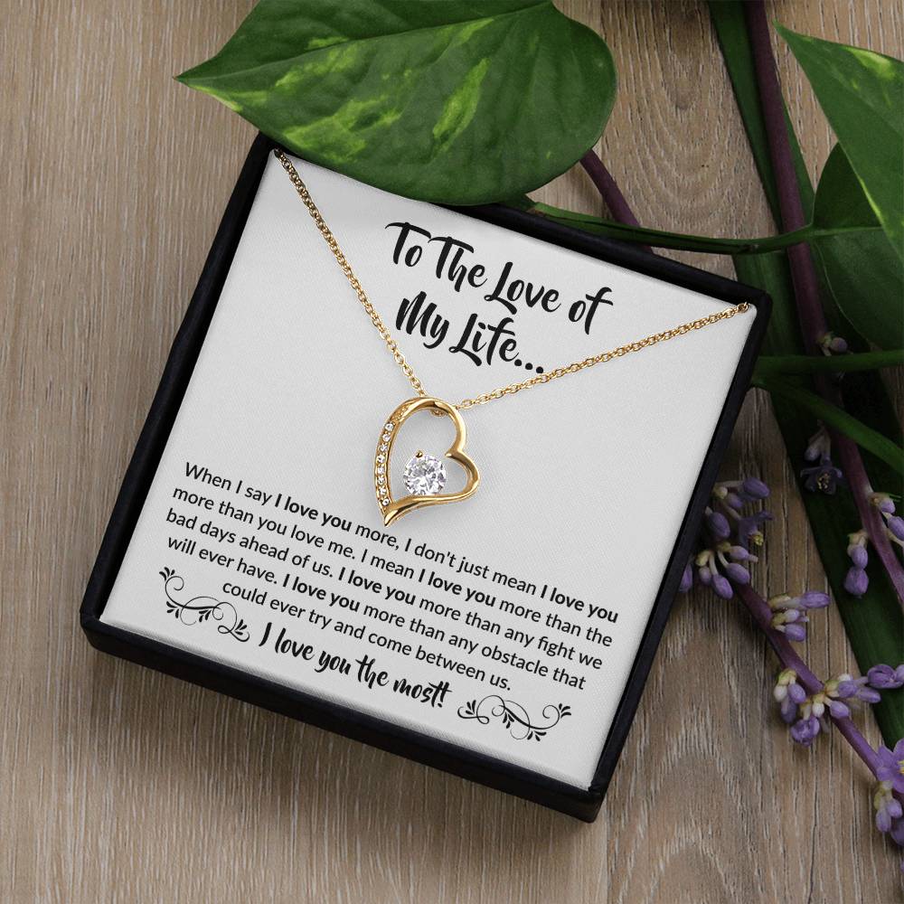 To the Love of My Life | Forever Love Necklace