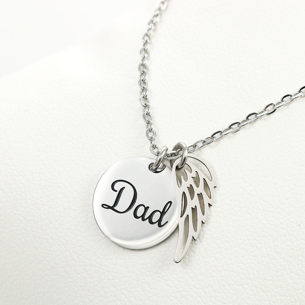 "Always in your Heart" Dad Memorial Necklace