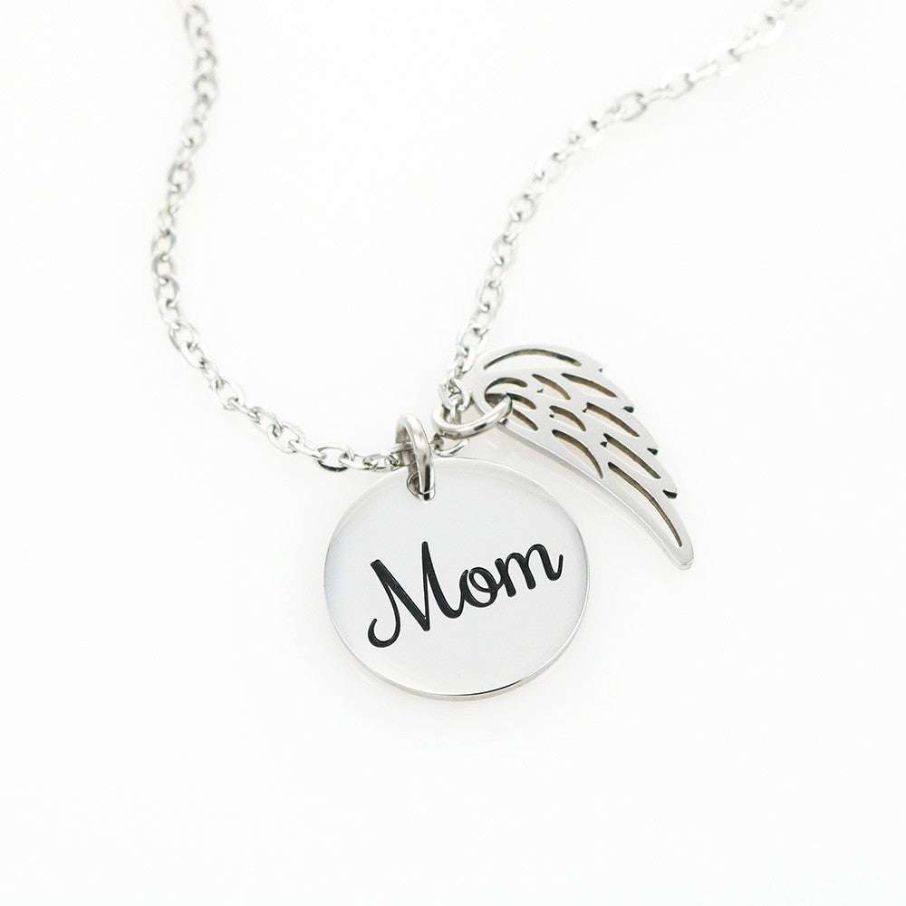 "Always in your Heart" Mom Memorial Necklace