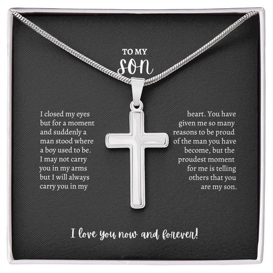 To My Son | Cross Necklace