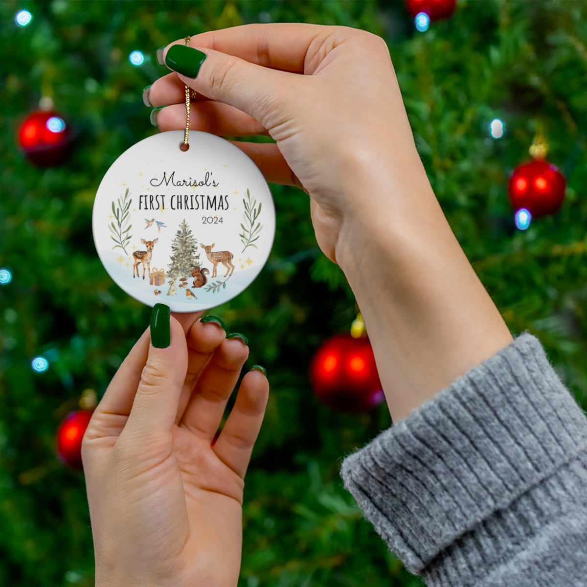 Personalized Baby's First Christmas Ornament