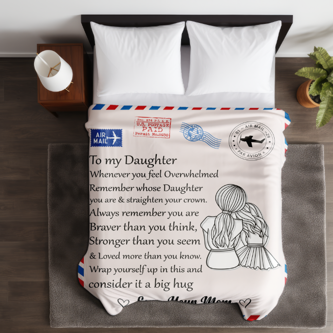 To My Daughter | FLM Arctic Fleece Blanket 50x60