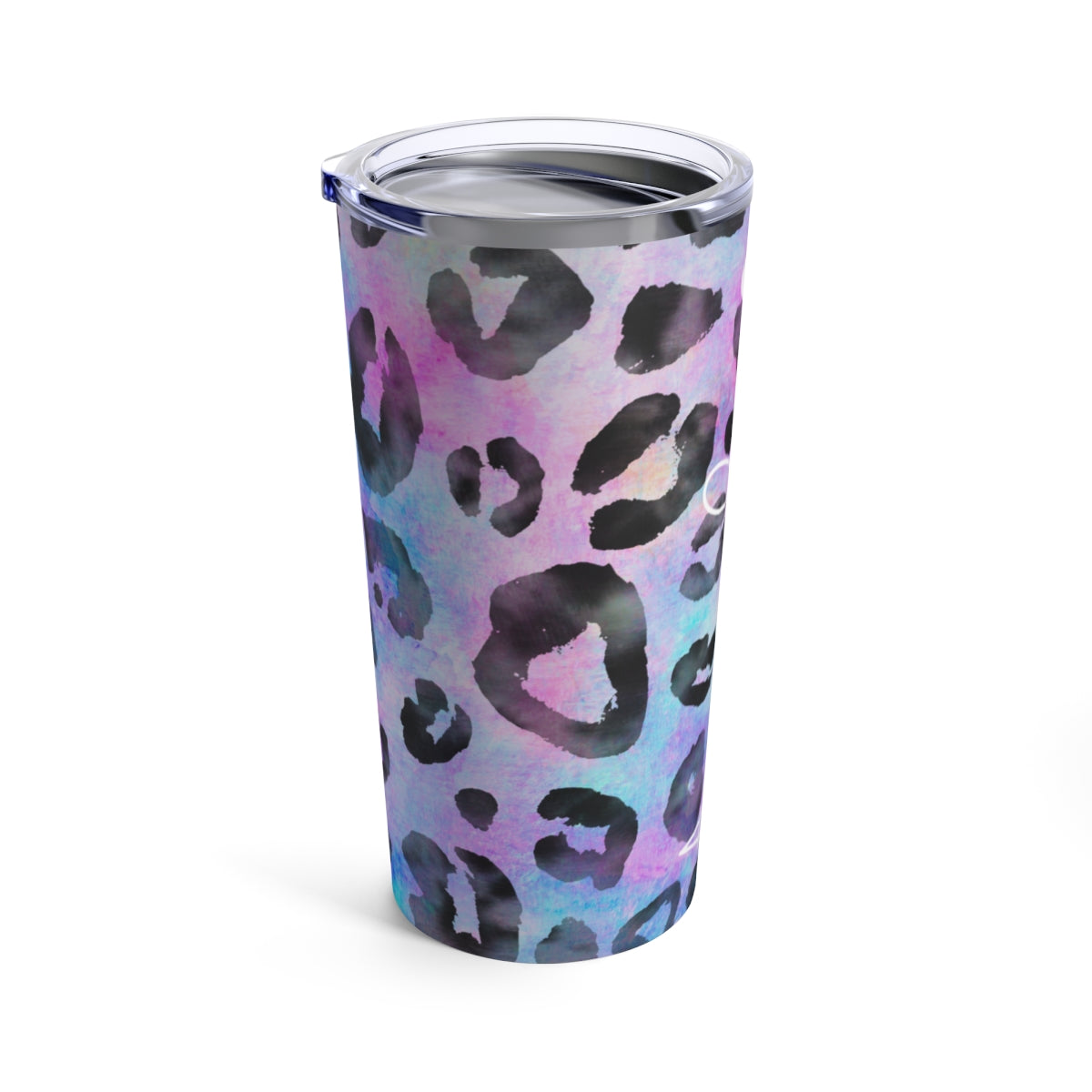 Personalized Leopard Print Tumbler